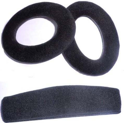 Black Headphone Ear Pads Cushion Replacement Headband Set For Sennheiser HD515 HD555 HD595 HD518 Headphones Earpad Ear Pad