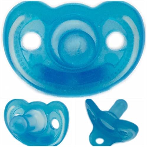 2 Pack Gum Drop Full-term Unscented Pacifiers (Blue)