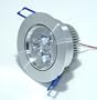 LED Einbaustrahler, 3x1 Watt, dimmbar, ES-5006-WW, TAGESLICHTWEISS, konkurrenzlos in Deutschland!