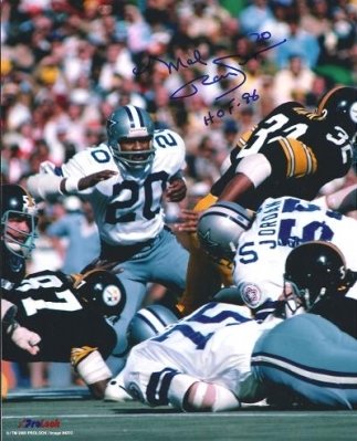 Mel Renfro Autographed Dallas Cowboys 8x10 Photo ~ Hall of Famer