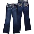 Baby Phat Women's Multi Stitch Hipster Jean