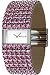 Accu2 by Accurist A2-24402 Stainless Steel Ladies Fabric Strap Watch With Swarovski Crystals Watch