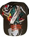 Ed Hardy Hat Specialty Cap Olive Knife Dagger Rose