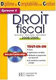 Revue Hachette Supérieur  / Droit fiscal : épreuve 4 du DCG (1Cédérom)