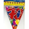 1 WIMPELKETTE 70.Geburtstag GIRLANDEN PARTY DEKO