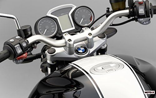 Motorcycle Bmw R1200R 2011 47 - metal poster by Uskyl Aluminum Wall Art