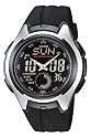 Casio AQ-160W-1BVEFMENS Resin Strap Combination Watch