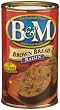 B&M Brown Bread with Raisins, 16-Ounce Cans (Pack of 6)