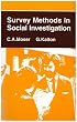 Survey Methods in Social Investigation