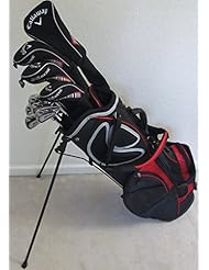 Sports: NEW Mens Callaway RAZR Complete Golf Set Driver, Fairway Woods, Irons, Putter, Clubs & Stand Bag Full Set Regular Flex - Callaway