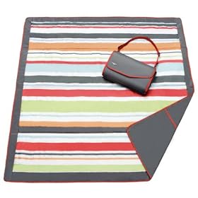 JJ Cole Collections All-Purpose Blanket, Gray/Red