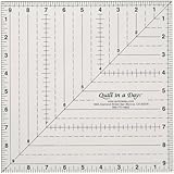 Quilt In A Day 9-1/2-Inch by 9-1/2-Inch Square Up Ruler