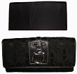 Women's Etienne Aigner Purse Handbag Geometric Logo II Personal Assets Black/Black