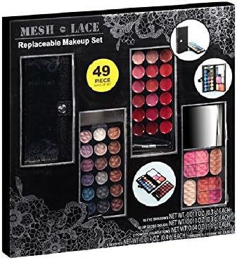 Mesh Lace Replaceable Makeup Set, 49 pc