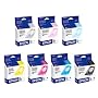 Epson 7 Color Ink Set with Photo Black for the Stylus Photo 2200 Inkjet Printer.