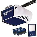 Chamberlain PD212D 1/2 HP Chain Drive Garage Door Opener, 2 Single Button Remotes, Wall Control Panel