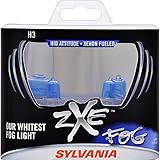 SYLVANIA H3 SilverStar zXe High Performance Halogen Fog Light Bulb, (Pack of 2)