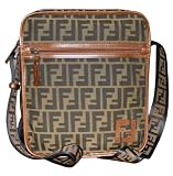 Fendi - Fendi Small Brown Canvas Messenger Bag 7VA152-MX7-F0VT4