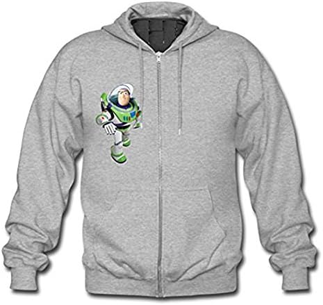Custom Buzz Lightyear Boy's Full Zip Hooded Sweatshirt