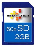 Produkt-Bild: Max-Flash SD 2GB 60x Highspeed + PocketCard -Speicherberechnung- TOP-Angebot!