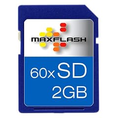 Max-Flash SD 2GB 60x Highspeed + PocketCard -Speicherberechnung- TOP-Angebot!