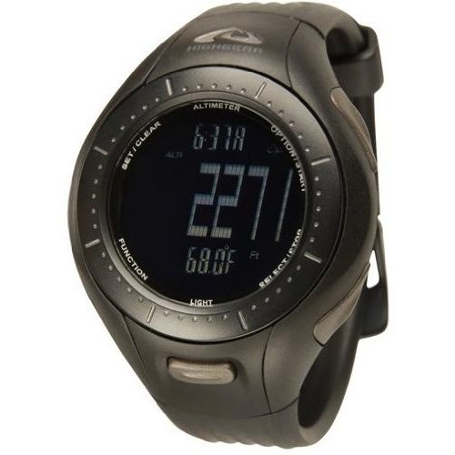 Highgear AltiForce Negative, Black Dial, Black Strap