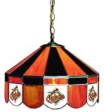 Imperial Baltimore Orioles Licensed 16-Inch Diameter Stained Glass Pub Light