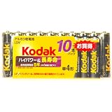Kodak 電池 アルカリ単四 10本パック LR03-10BK 8034431