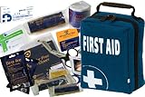 150 Pcs - Ultimate First Aid Kit Bag - CE Products - Inc. Eyewash, Ice Packs, Emergency Blanket