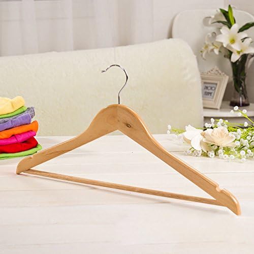 New Wooden Suit Hanger Adult Clothes Holder Coat Trousers Garment Organizer