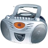 jWin JXCD428 Portable CD AM/FM Stereo Cassette