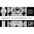 Bradley Hickory Bisquettes 120 pack