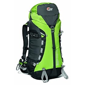 Lowe Alpine Mountain Attack Pro 45+10 Climbing Pack (Liz Green/Slate Gray)