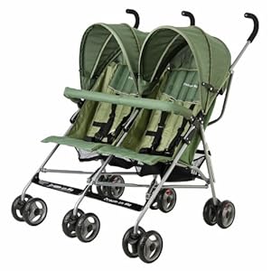 Dream On Me Twin Stroller, Grey Dream On Me Twin Stroller, Grey