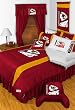 NFL Kansas City Chiefs Bedding Set 5 Pc Full Comforter and Sheets