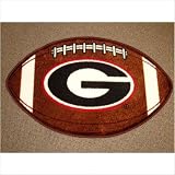 Georgia Bulldogs Football Shape Rug