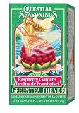 Celestial Seasonings Raspberry Gardens, Green Tea, 20-Count, 1.4-Ounce Boxes (Pack of 6)