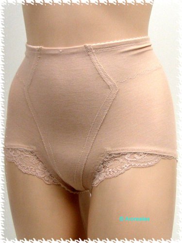 Buy Venus NUDE MICRO MESH SHORT COTTON GIRDLE #3223 sz S