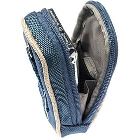 KRUSELL 48165 Radical Street Camera Case (Blue/Black/Beige Trim)