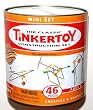 Tinkertoy Classic Mini Set in Round Tin - 45 Pieces, Real Working Parts!