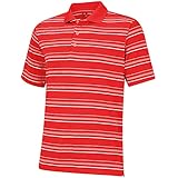 adidas Golf Men's Puremotion Textured Stripe Polo