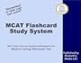 MCAT Flashcard Study System: MCAT Exam Practice Questions & Review for the Medical College Admission Test