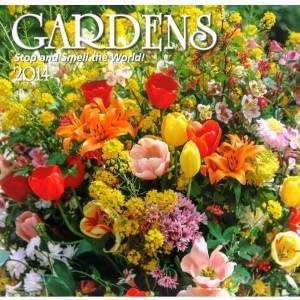 2014 GARDENS Celessence Stop and Smell the world! WALL CALENDAR