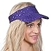 TopHeadwear Glitter Sequin Visor Hat (Various Colors)