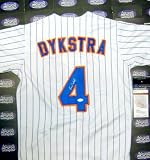 Lenny Dykstra autographed Baseball Jersey (New York Mets 1986 World Series Champion) With JSA Authentication (Size Medium)