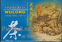 Vintage Wuyi Wulong (Wu Long) Oolong Tea For Weight Loss - 100 Individually Wrapped Tea Bags - 7.0 Oz
