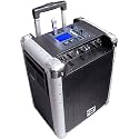 PylePro PCMX265B Battery Powered Portable PA System With USB/SD, DJ Controls, And Aux Inputs