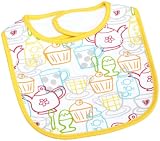ZUTANO Cups And Cakes Bib, White, One Size