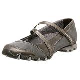 Skechers Womens Bikers Step-Up Sneaker,Pewter,7.5 M