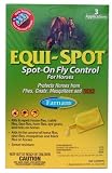 Equi-Spot: Spot-On Fly Control for Horses (3 10mL tubes)
